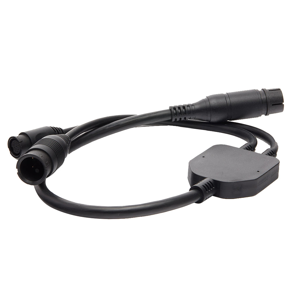 Raymarine Adapter Cable - 25-Pin to 9-Pin 8-Pin - Y-Cable to DownVision CP370 Transducer to Axiom RV - Deckhand Marine Supply
