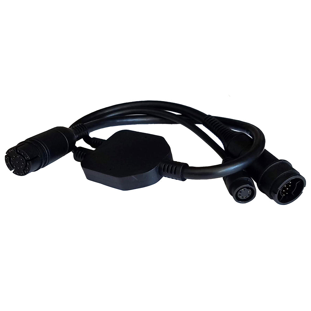 Raymarine Adapter Cable 25-Pin to 25-Pin 7-Pin - Y-Cable to RealVision Embedded 600W Airmar TD to Axiom RV - Deckhand Marine Supply