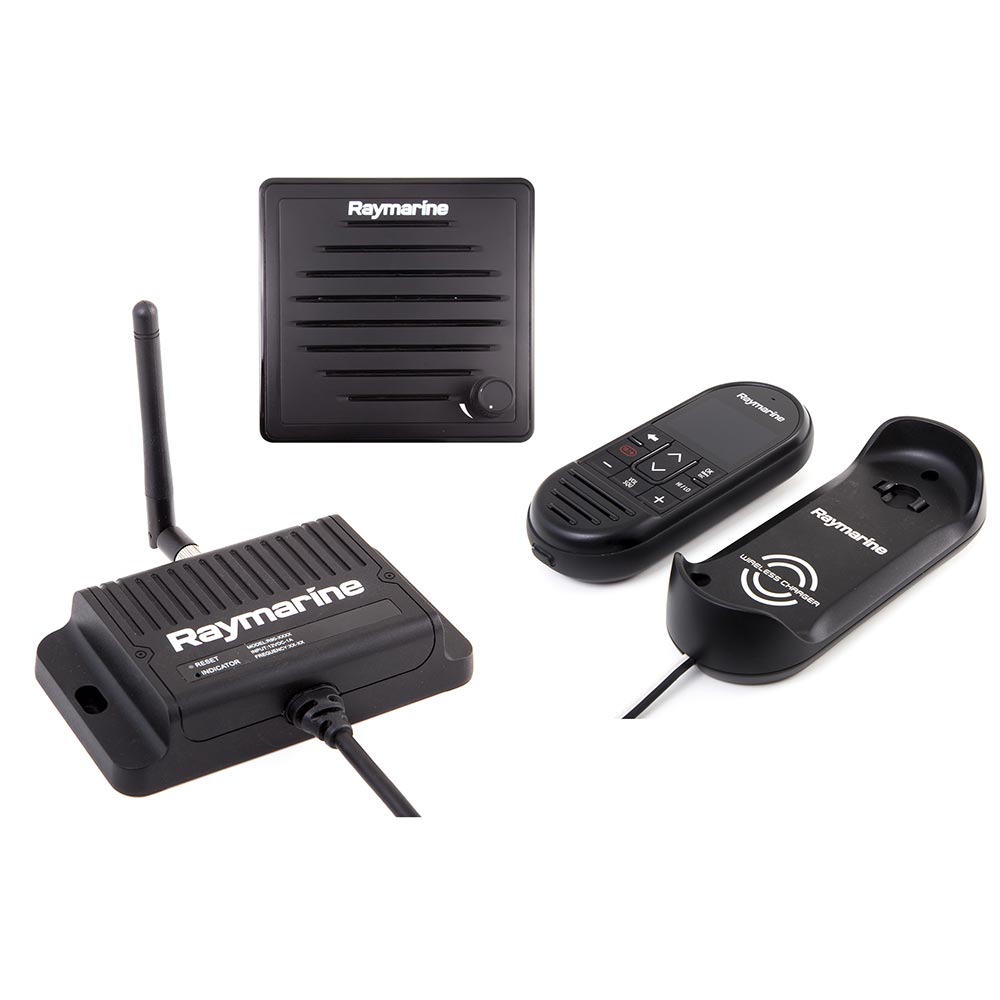 Raymarine Ray90 Wireless First Station Kit with Passive Speaker, Wireless Handset Wireless Hub - Deckhand Marine Supply