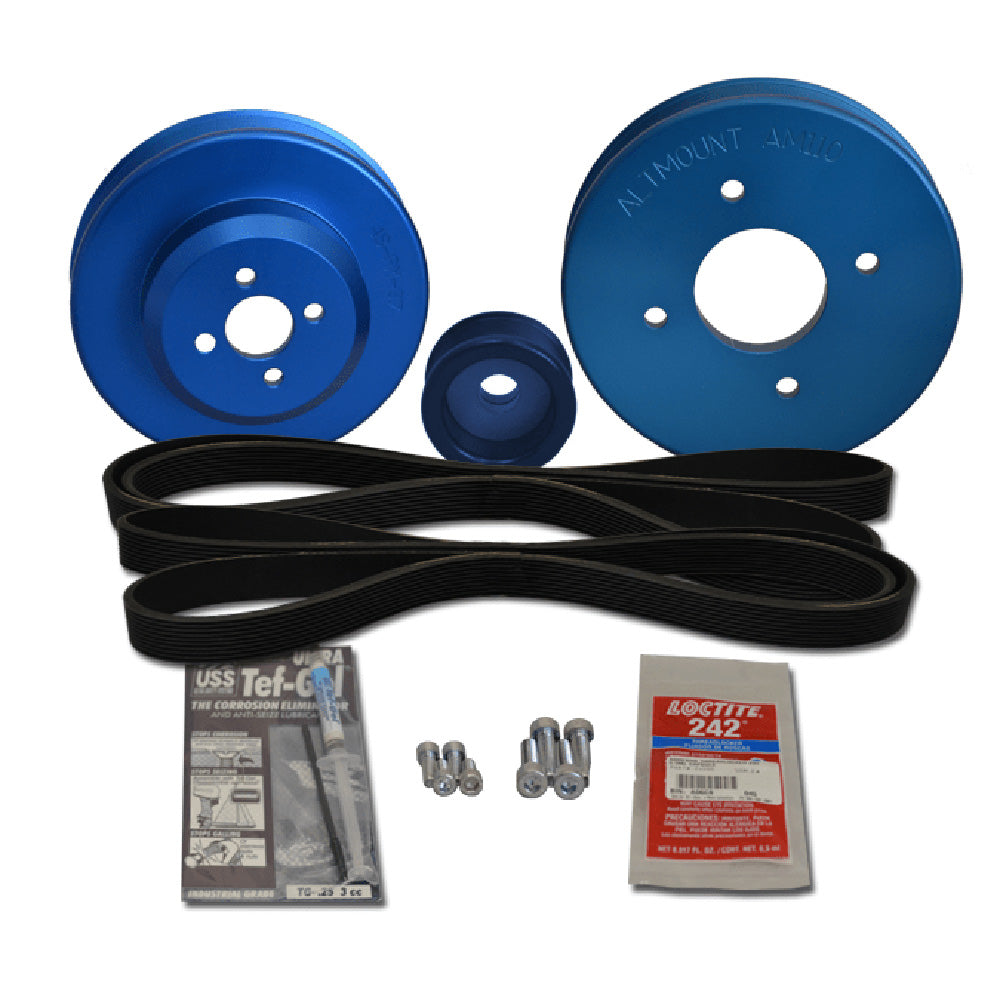 Balmar Pulley Kit f/Yanmar 4JH2-TE, 4JH2-HTE, 4JH2-DTE 4JH2-UTE - Deckhand Marine Supply