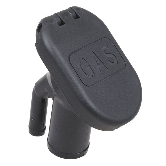 Perko Combination Vented Gas Fill/Tank f/1-1/2" Hose - 35 Angled Neck - Deckhand Marine Supply