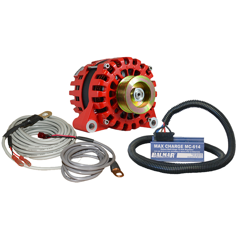Balmar Alternator Vortec K6 Serpentine Pulley Regulator Temp Sensor - 170A - 12V - Deckhand Marine Supply