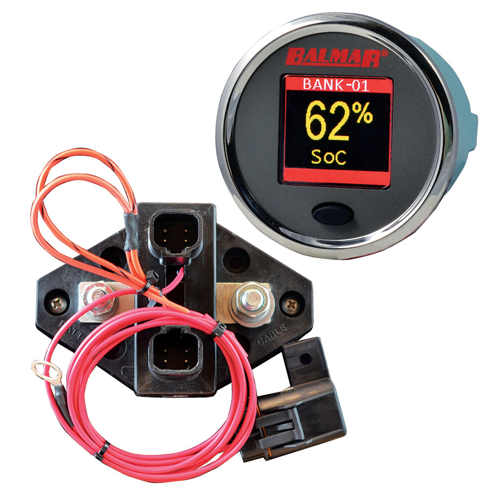 Balmar SG200 Battery Monitor Kit w/Display Shunt 10M Cable - 12-48 VDC - Deckhand Marine Supply
