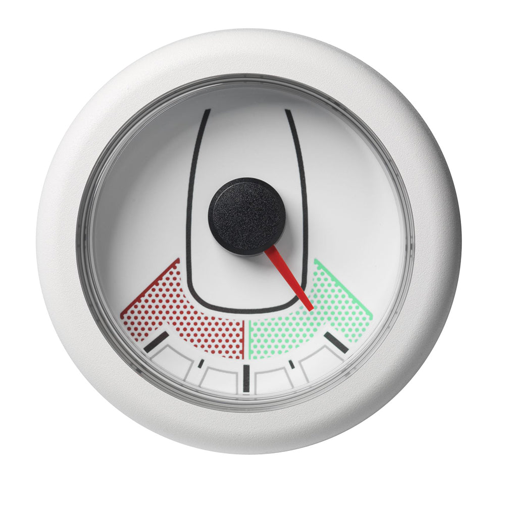 Veratron 52MM (2-1/16") OceanLink Rudder Angle Gauge - Left/Right - White Dial Bezel - Deckhand Marine Supply