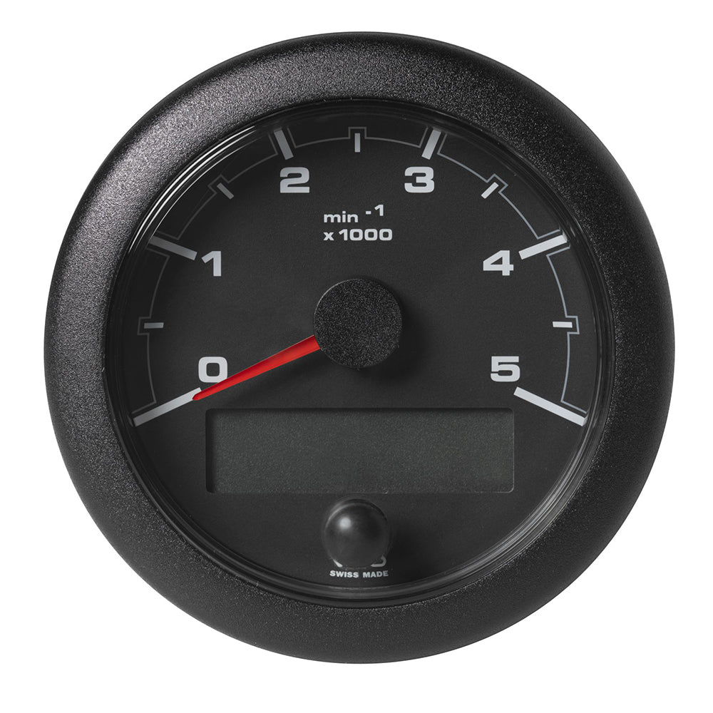Veratron 3-3/8" (85MM) OceanLink NMEA 2000 Tachometer - 5000 RPM - Black Dial Bezel - Deckhand Marine Supply