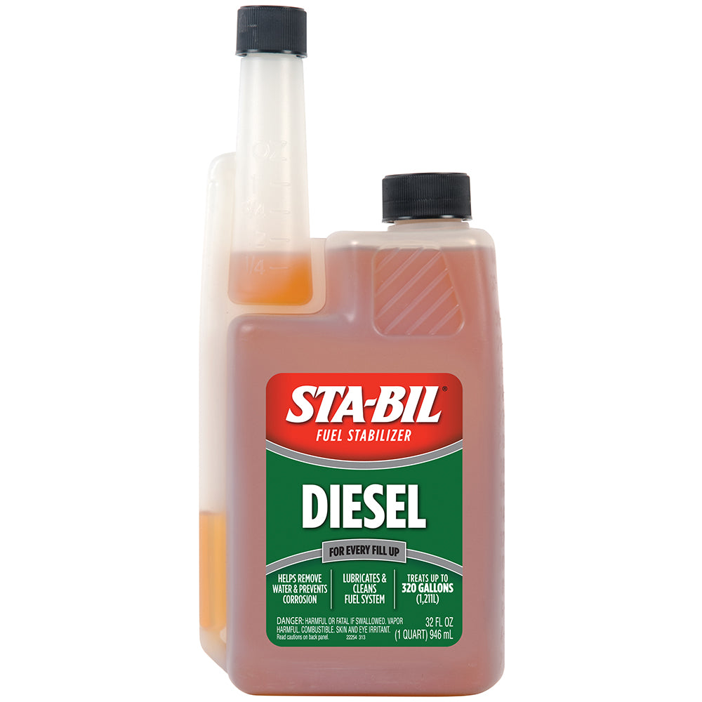 STA-BIL Diesel Formula Fuel Stabilizer Performance Improver - 32oz - Deckhand Marine Supply