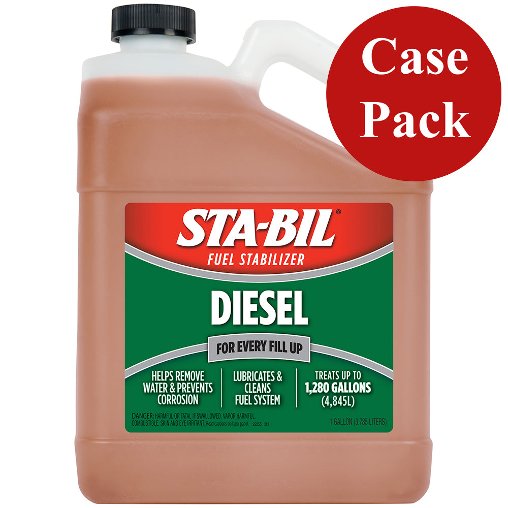 STA-BIL Diesel Formula Fuel Stabilizer Performance Improver - 1 Gallon *Case of 4* - Deckhand Marine Supply