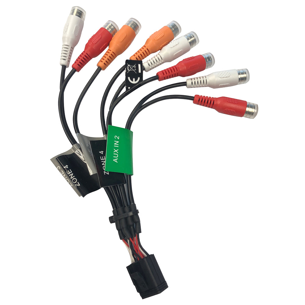 Fusion Wire Harness f/ MS-RA770 Stereo - Zone 3 4 (E Port-RCA) - Deckhand Marine Supply
