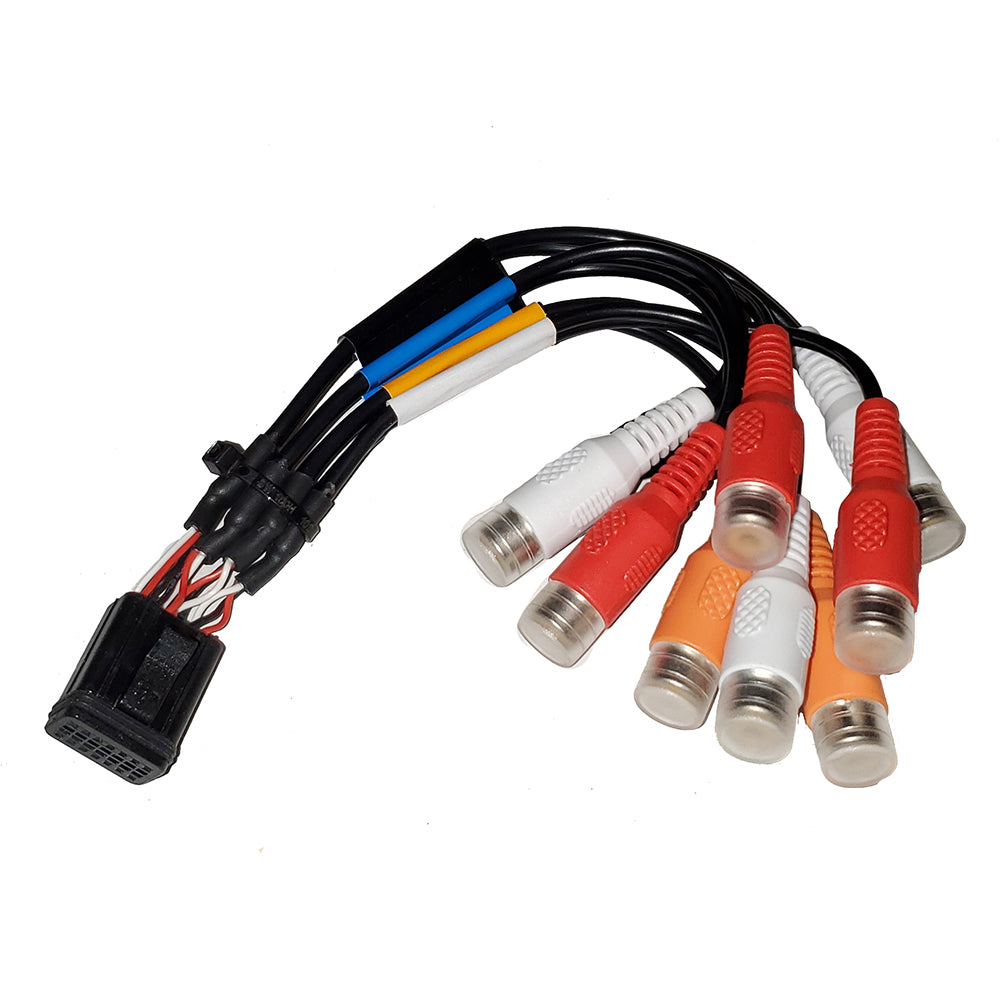 Fusion Wire Harness f/ MS-RA670 MS-RA770 Stereo - Zone 1 2 (B Port-RCA) - Deckhand Marine Supply