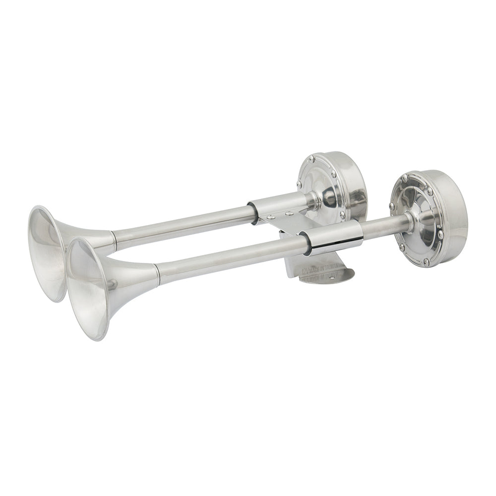 Marinco 12V Compact Dual Trumpet Electric Horn - Deckhand Marine Supply