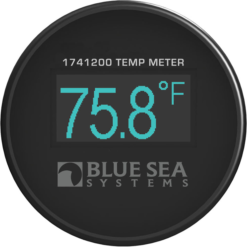 Blue Sea 1741200 Mini OLED Temperature Monitor - Blue - Deckhand Marine Supply