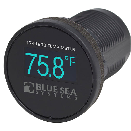 Blue Sea 1741200 Mini OLED Temperature Monitor - Blue - Deckhand Marine Supply