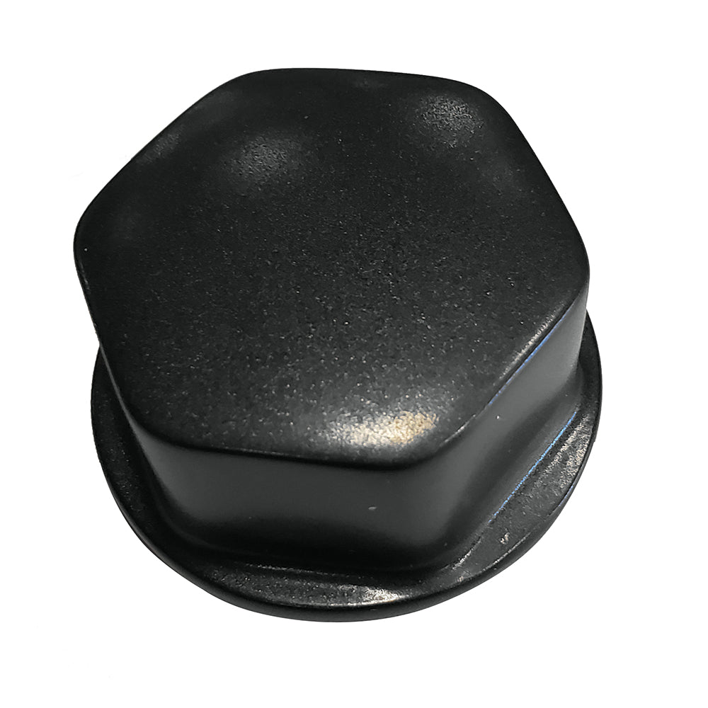 Schmitt Marine Faux Center Nut Black w/1/2" 5/8" M12 Base f/Cast Steering Wheels - Deckhand Marine Supply
