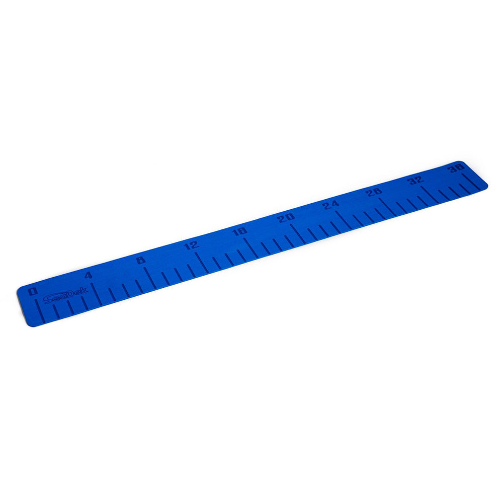 SeaDek 36" Fish Ruler - Bimini Blue w/SeaDek Logo - Deckhand Marine Supply