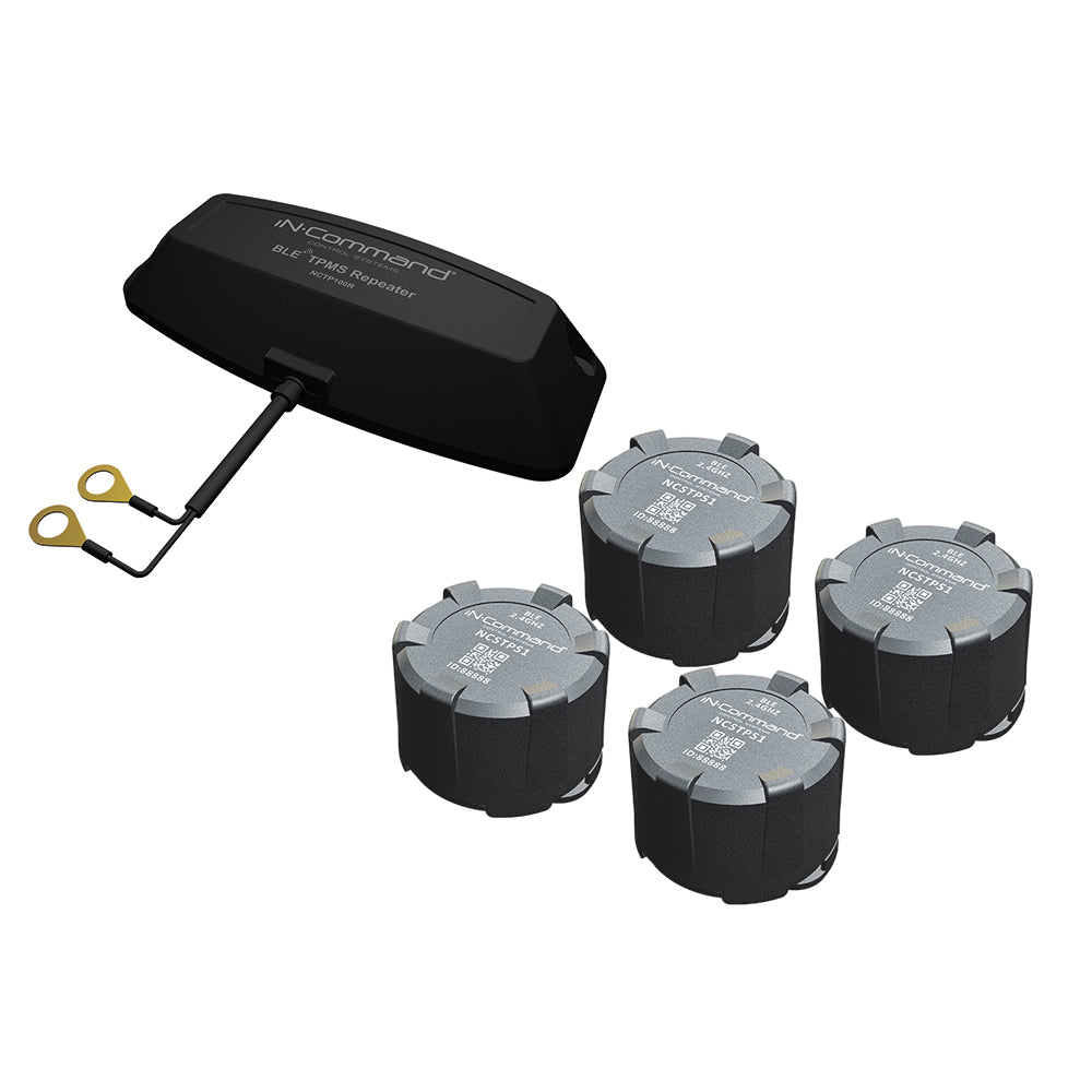 iN-Command Tire Pressure Monitoring System - 4 Sensor Repeater Package - Deckhand Marine Supply