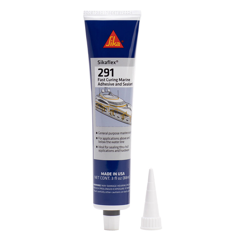 Sika Sikaflex 291 Fast Cure - White - 3oz Tube - Deckhand Marine Supply
