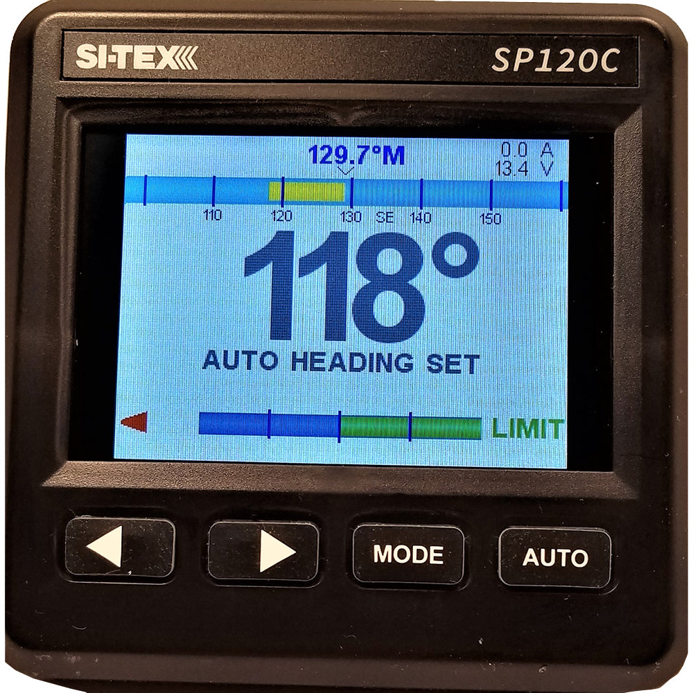 SI-TEX SP-120 Color System w/Rudder Feedback 18CI Pump - Deckhand Marine Supply