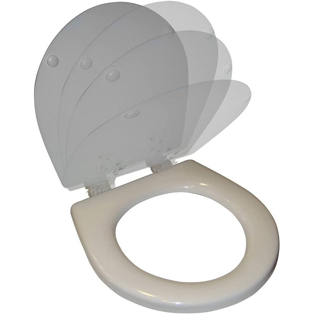 Raritan Soft Close Household Style Seat Cover - White - Deckhand Marine Supply