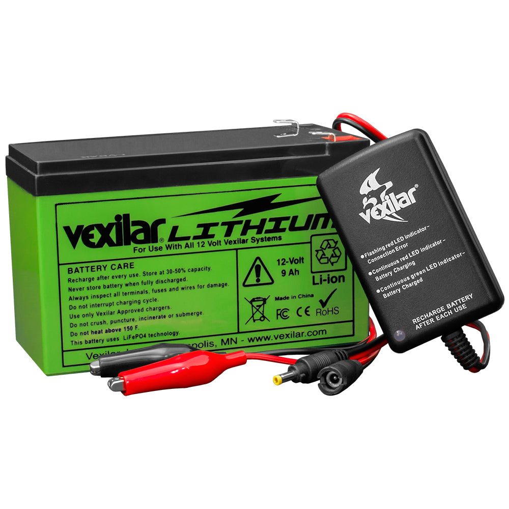 Vexilar 12V Lithium Ion Battery Charger - Deckhand Marine Supply