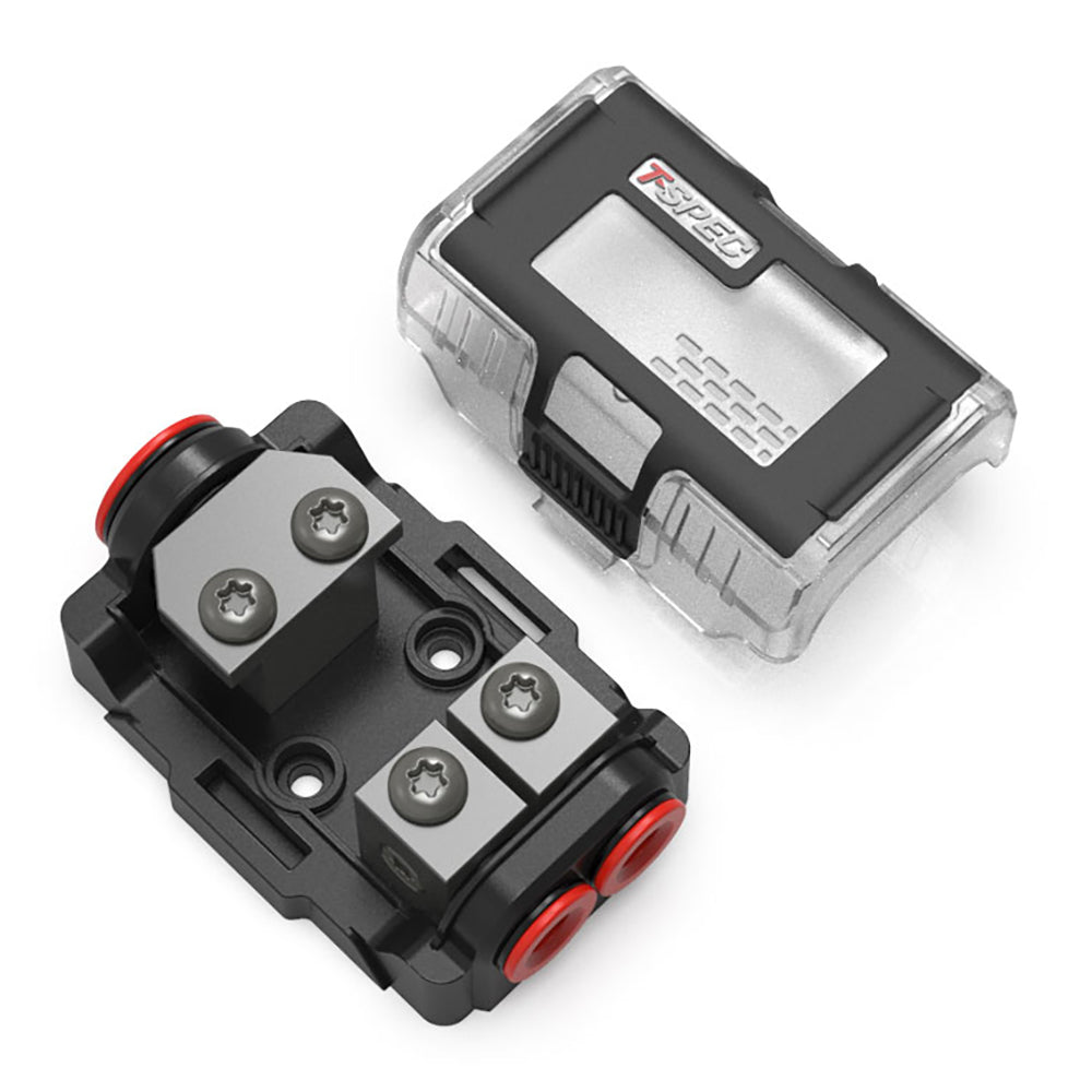 T-Spec VFDB2 MANL 2 Position Distribution Block w/Cover - Deckhand Marine Supply
