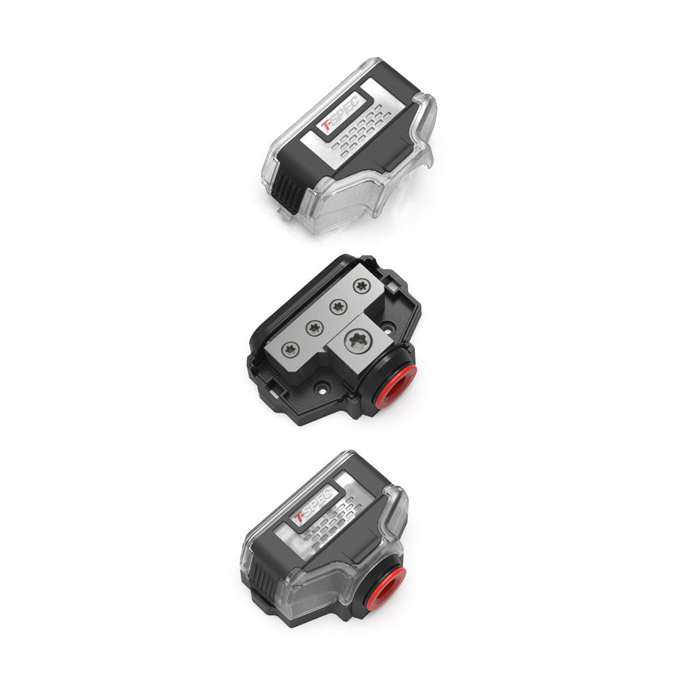 T-Spec VDB4 4-Position Distribution Block w/Cover - Deckhand Marine Supply