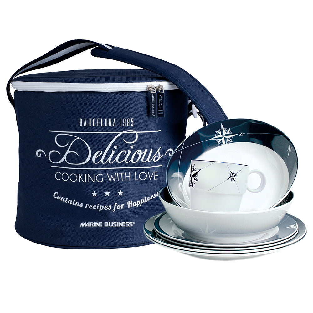 Marine Business Melamine Tableware Basket - NORTHWIND - Set of 16 - Deckhand Marine Supply