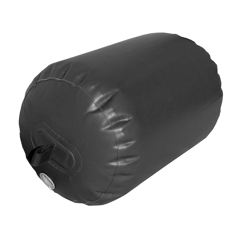 Taylor Made Super Duty Inflatable Yacht Fender - 18" x 29" - Black - Deckhand Marine Supply