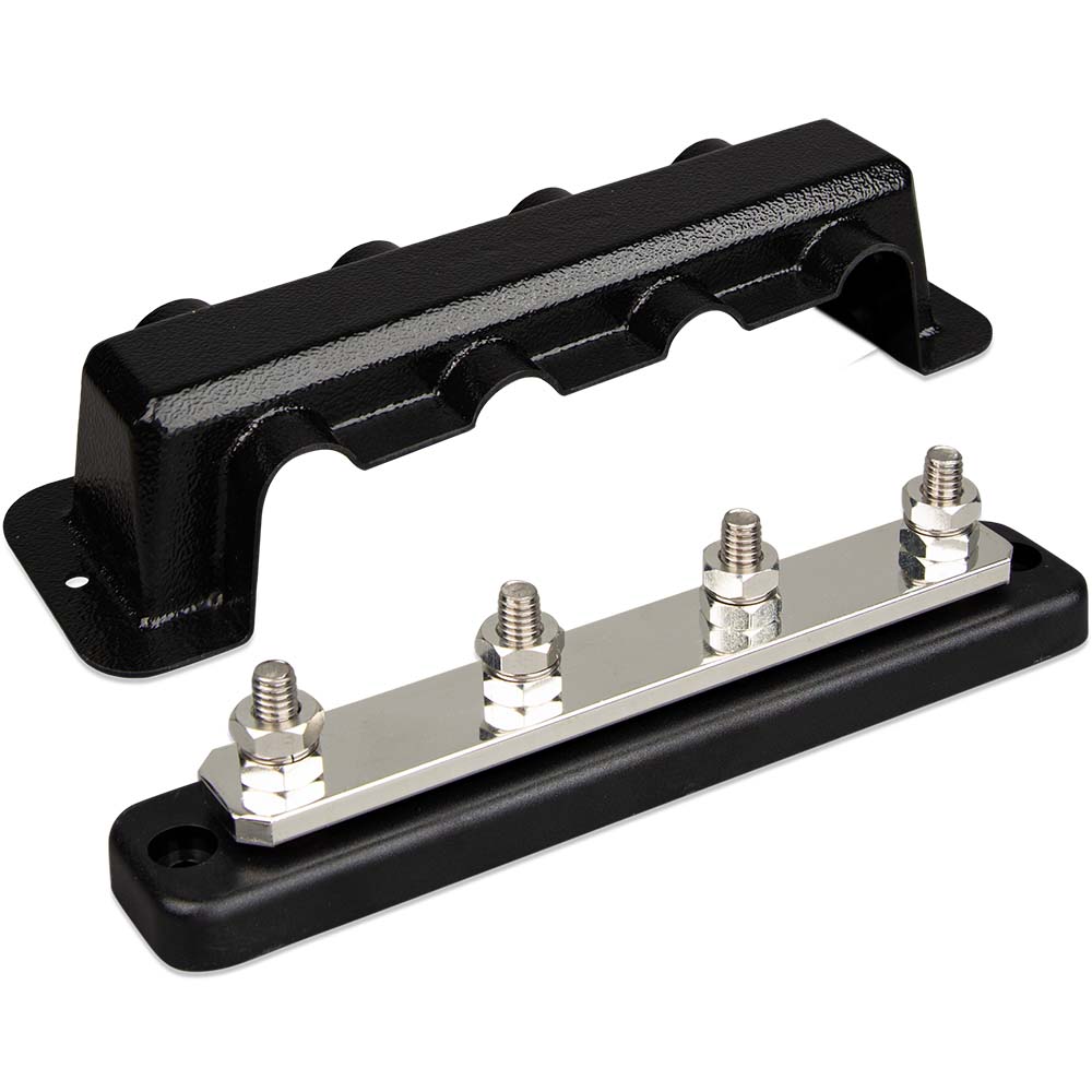 Victron Busbar 250A 4P Cover 4X 5/16" Terminals - Deckhand Marine Supply