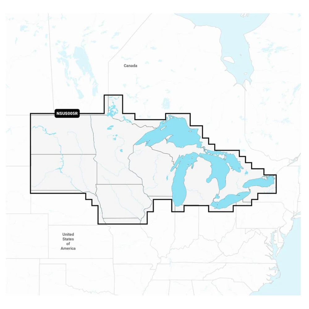 Garmin Navionics+ NSUS005R U.S. North Great Lakes - Deckhand Marine Supply