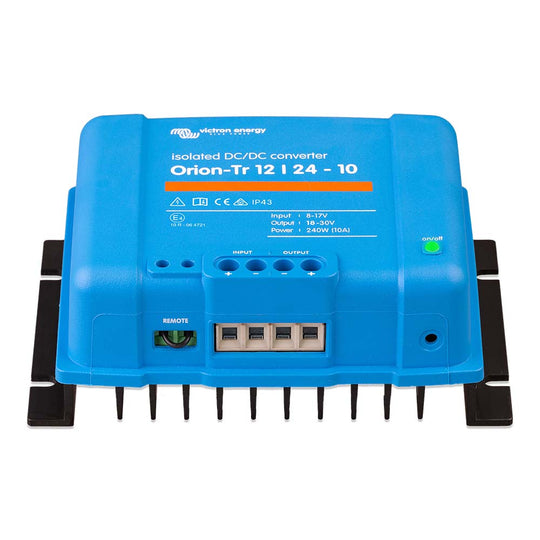 Victron Orion-TR DC-DC Converter - 12 VDC TO 24 VDC - 10A Isolated - Deckhand Marine Supply
