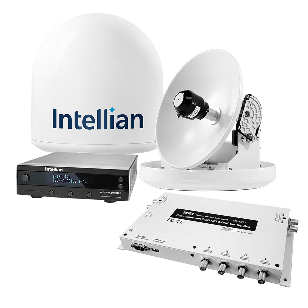 Intellian i2 US System w/DISH/Bell MIM-2 (w/3M RG6 Cable) 15M RG6 Cable - Deckhand Marine Supply