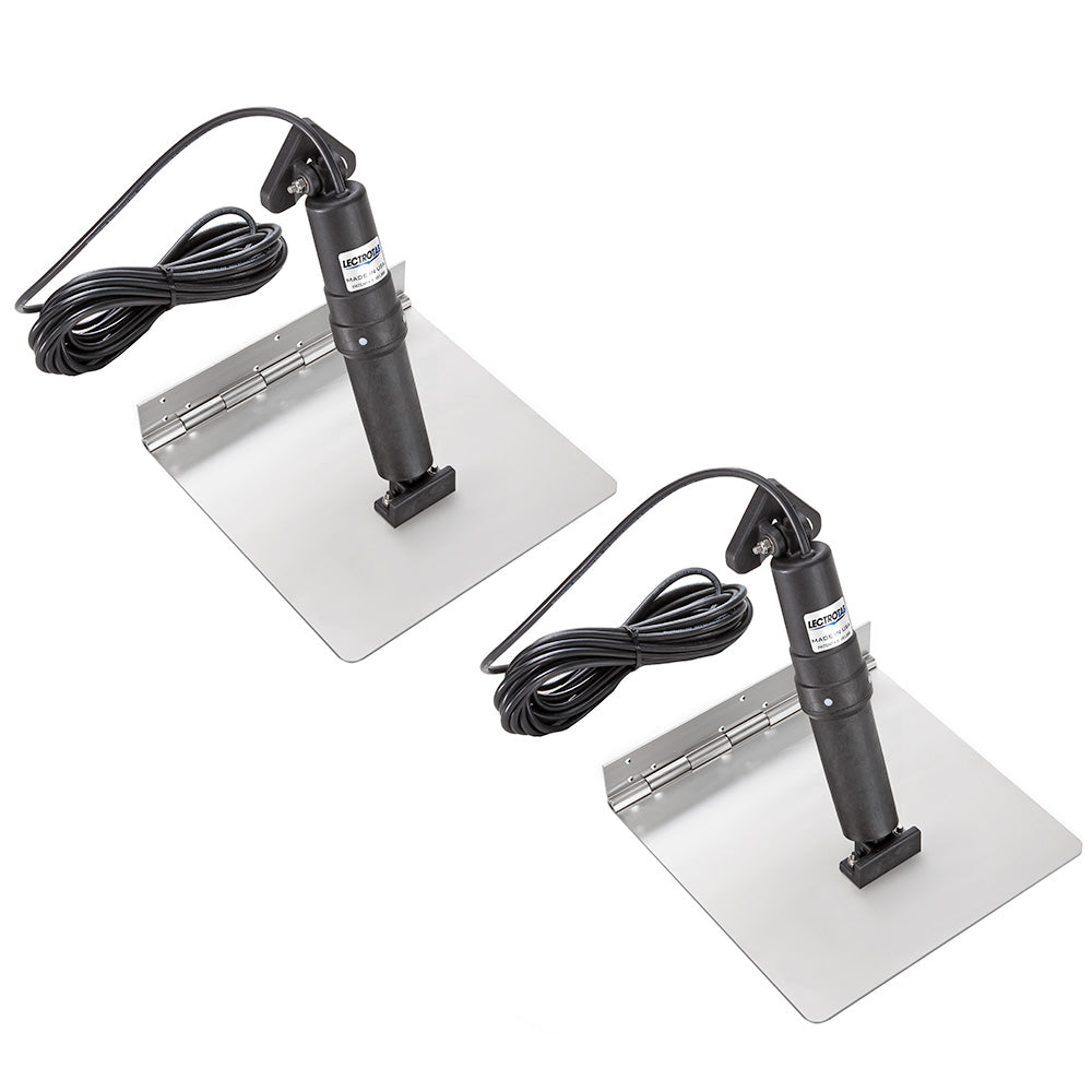 Lectrotab XKA Stainless Steel Trim Tab - 12 x 24 - Deckhand Marine Supply