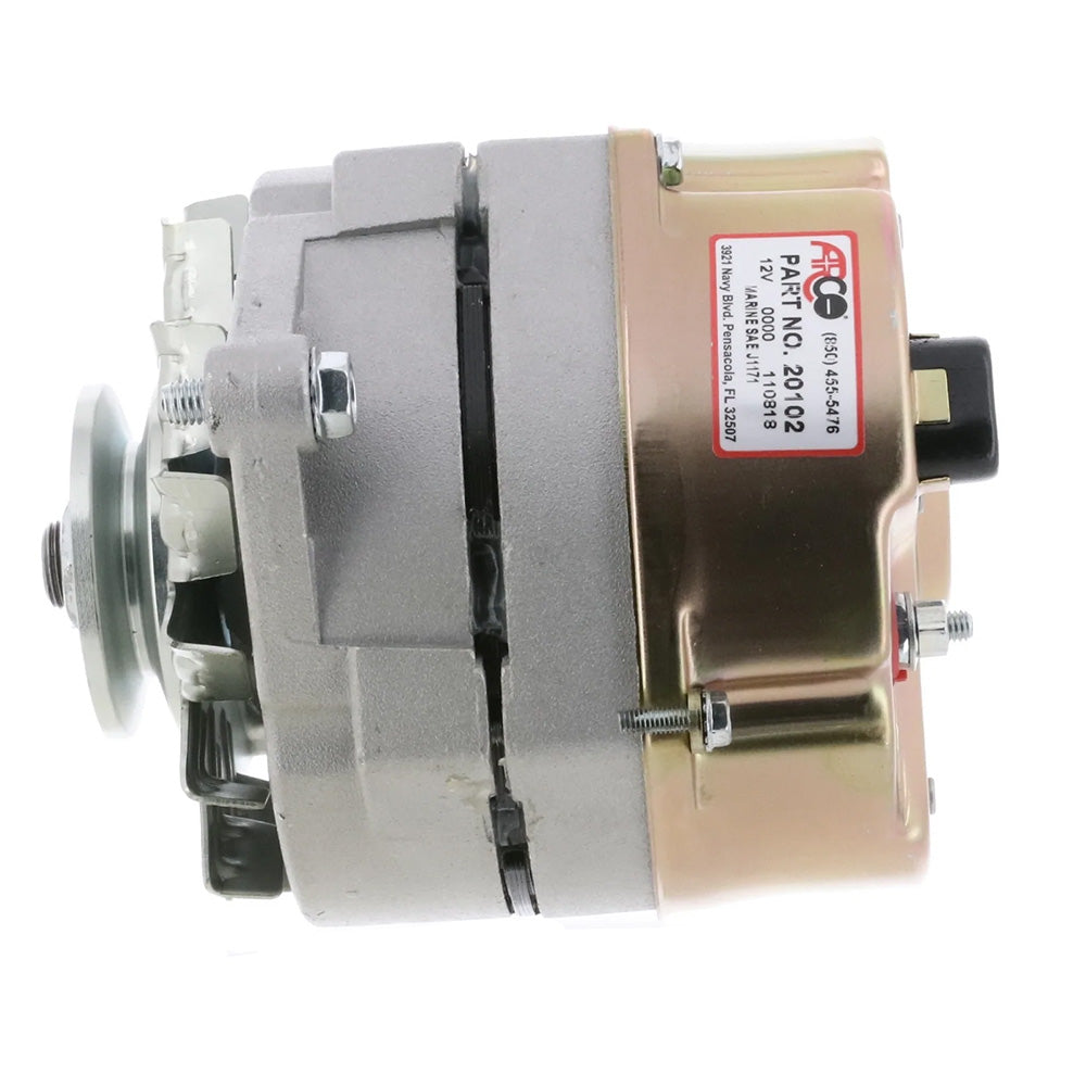 ARCO Marine Premium Replacement Alternator w/Single Groove Pulley - 12V 70A - Deckhand Marine Supply