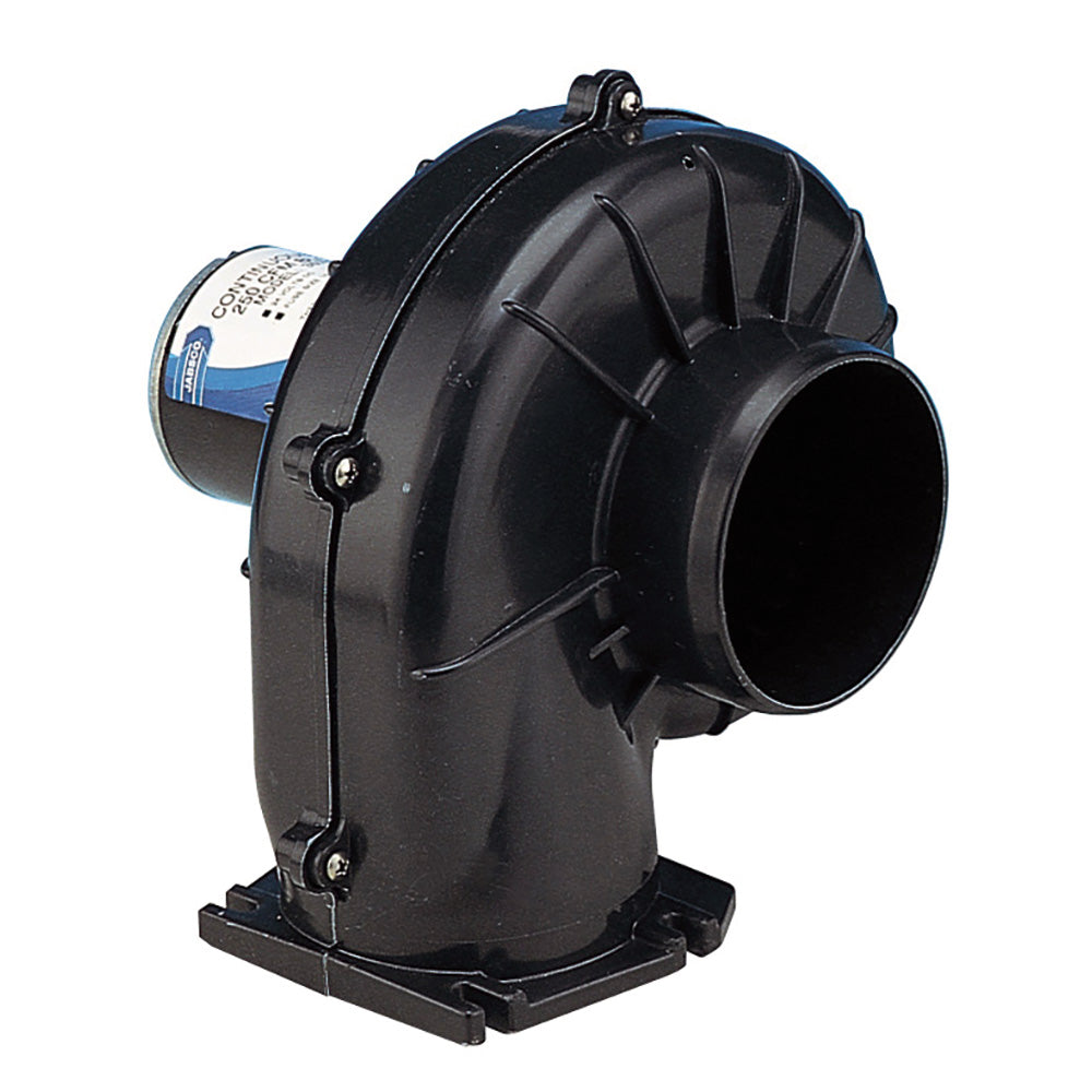 Jabsco 4" Flangemount Heavy Duty Blower - 24V - 250 CFM - Deckhand Marine Supply