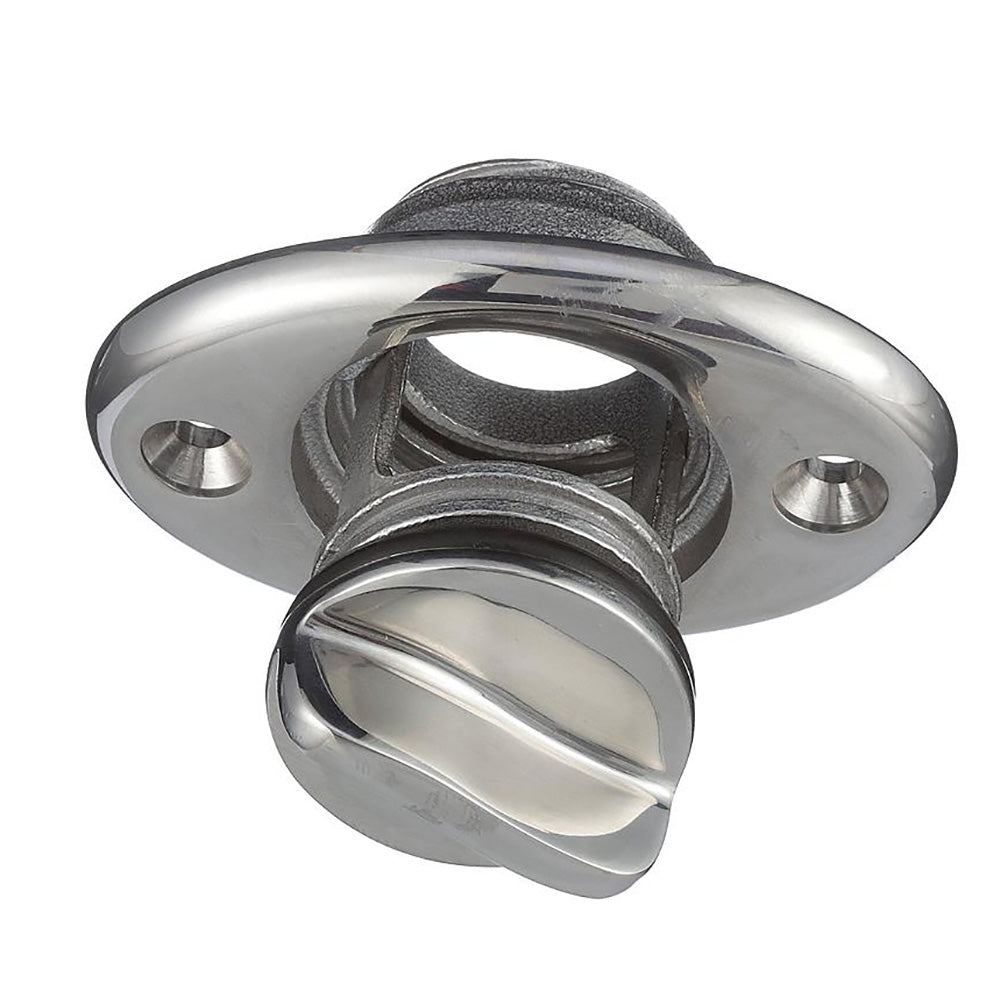 Attwood Stainless Steel Garboard Drain Plug - 7/8" Diameter - Deckhand Marine Supply