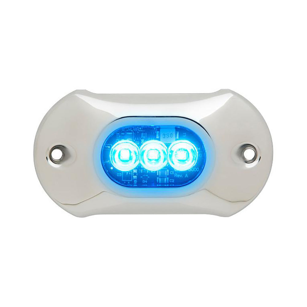 Attwood LightArmor HPX Underwater Light - 3 LED Blue - Deckhand Marine Supply