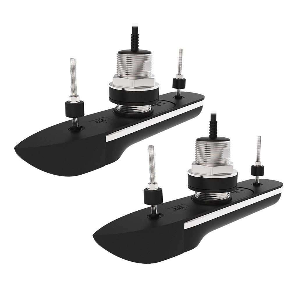 Raymarine RVM-420 Stainless Steel Thru-Hull Pair, 20 Degree Deadrise 10M Cable - Deckhand Marine Supply