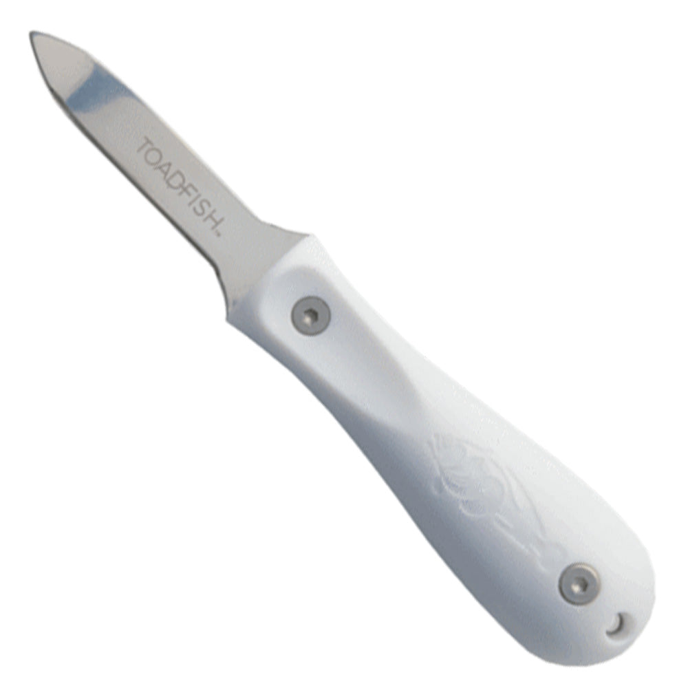 Toadfish Professional Edition Oyster Knife - White - Deckhand Marine Supply