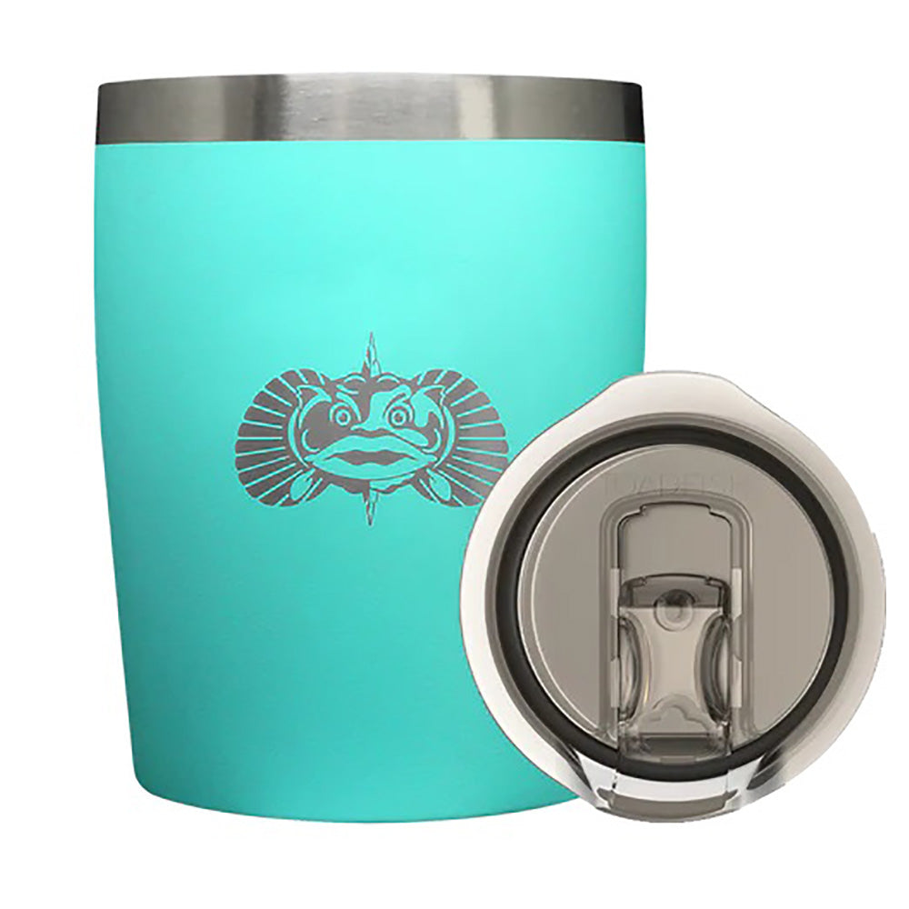 Toadfish Non-Tipping 10oz Rocks Tumbler - Teal - Deckhand Marine Supply