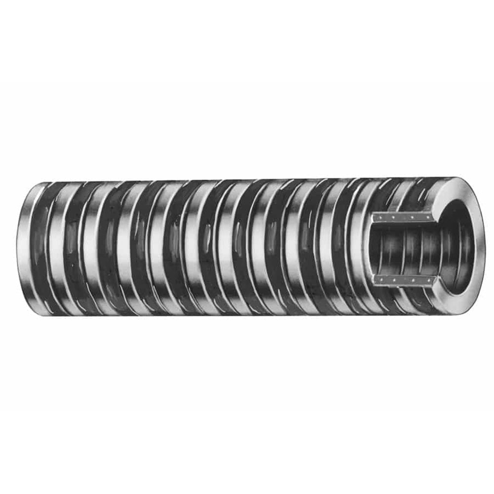 Trident Marine 1-1/8" Heavy Duty PVC Bilge Livewell Hose (FDA) - Clear w/Black Helix - Sold by the Foot - Deckhand Marine Supply