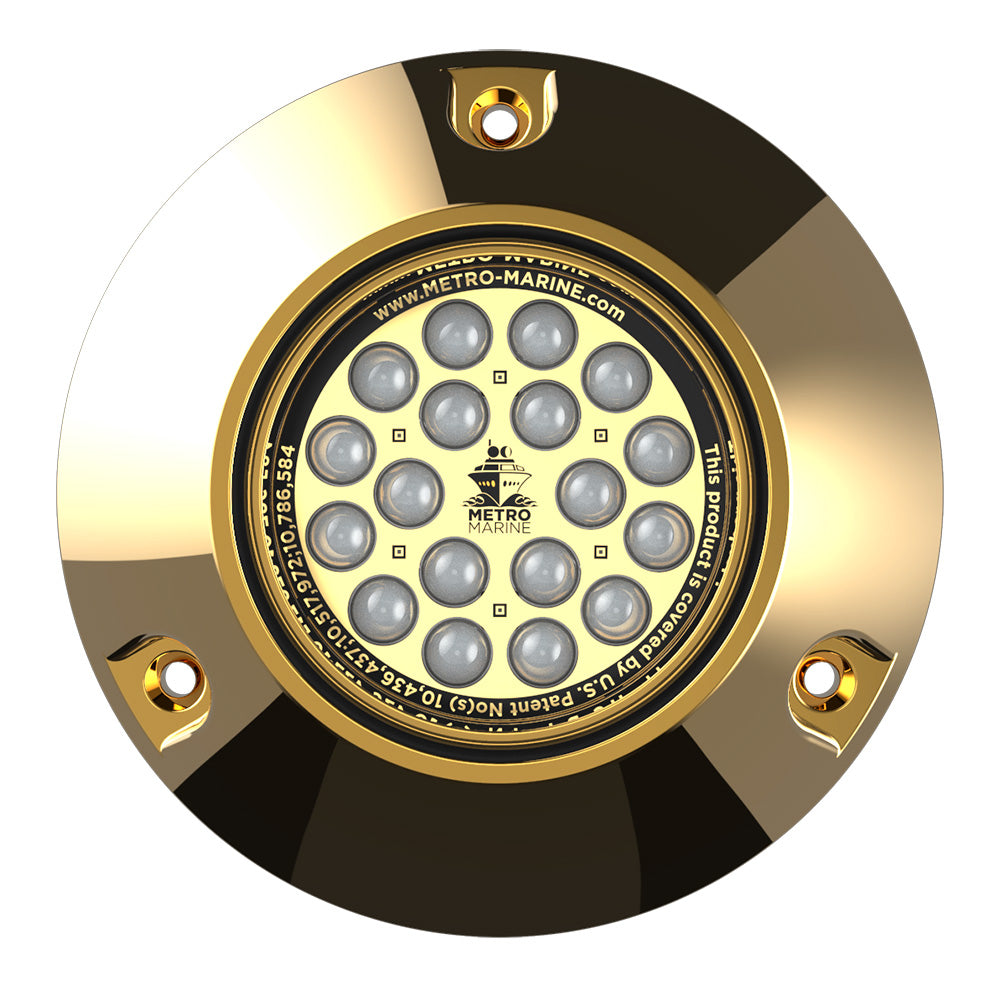 Metro Marine High-Output Submersible Underwater Light w/Intelligent Monochromatic LEDs - Blue, 45 Beam - Deckhand Marine Supply