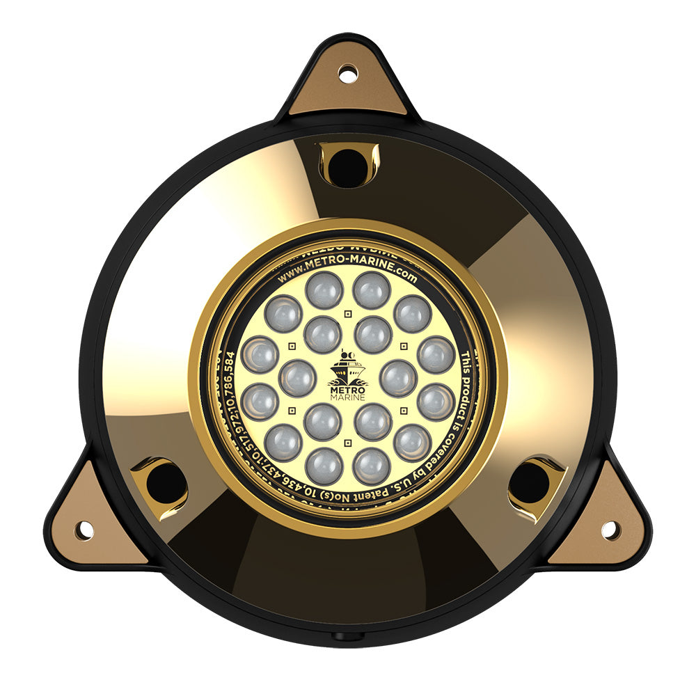 Metro Marine High-Output Surface Mount Underwater Light w/Intelligent Monochromatic LEDs - Blue, 45 Beam - Deckhand Marine Supply
