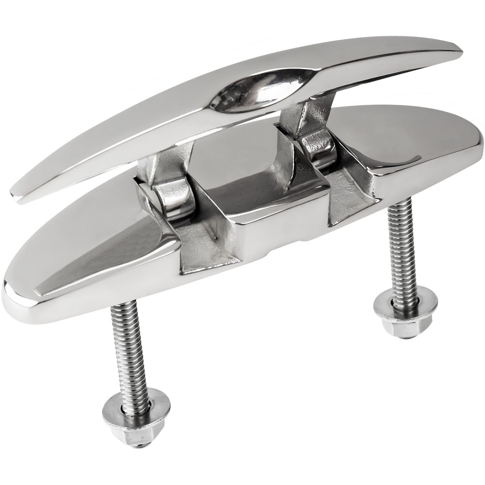 Sea-Dog 5" Oval SS Folding Cleat w/Hidden Hex Bolts - Deckhand Marine Supply