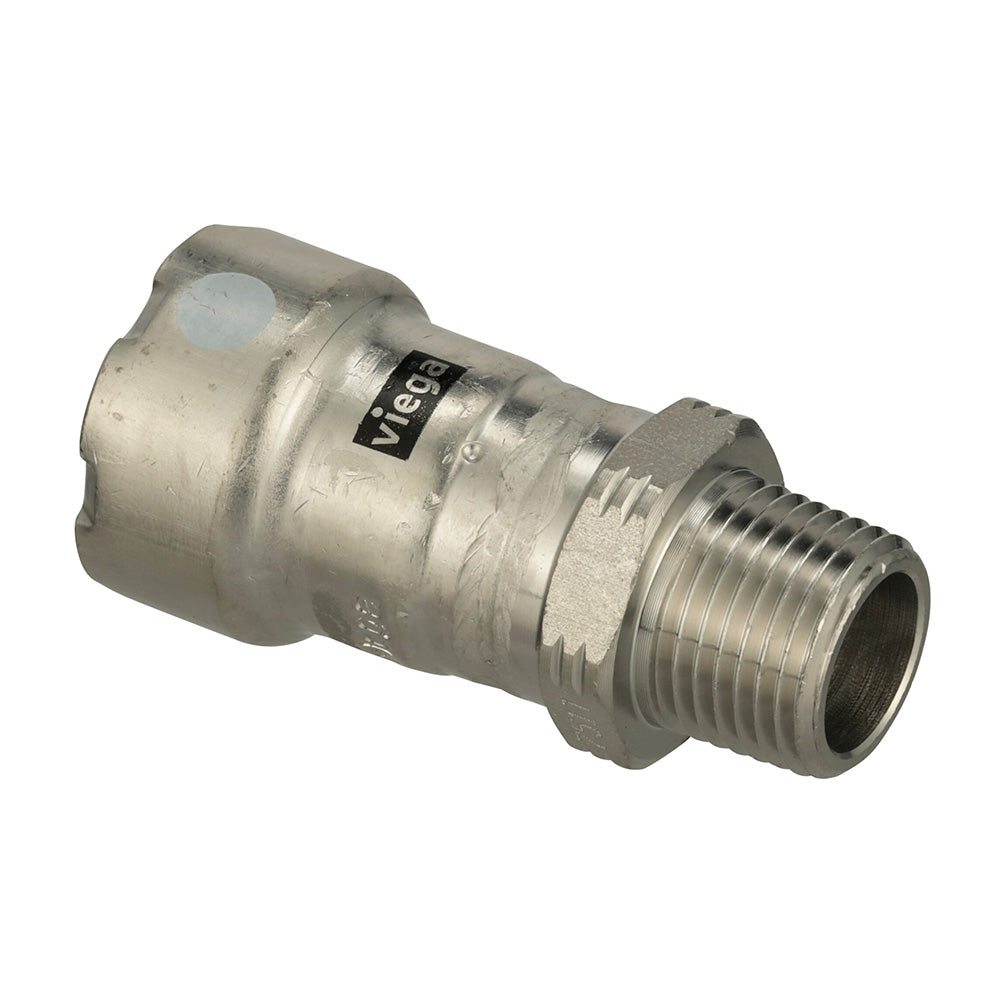 Viega MegaPress 316 FKM MPT Adapter - 1-1/2" x 1-1/2" (MPT) - Deckhand Marine Supply