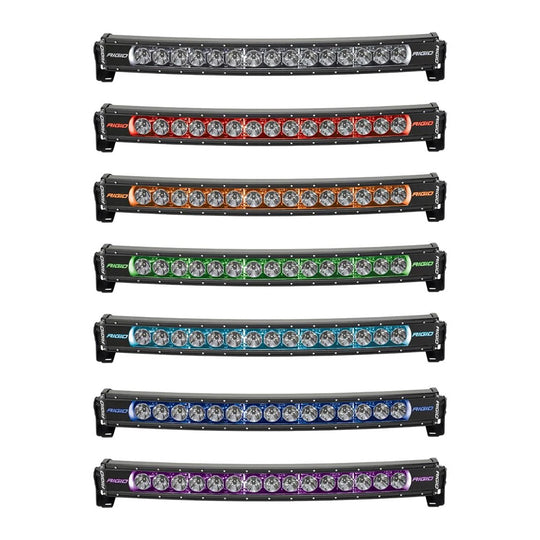 RIGID Industries Radiance + Curved 40" Light Bar - RGBW - Deckhand Marine Supply
