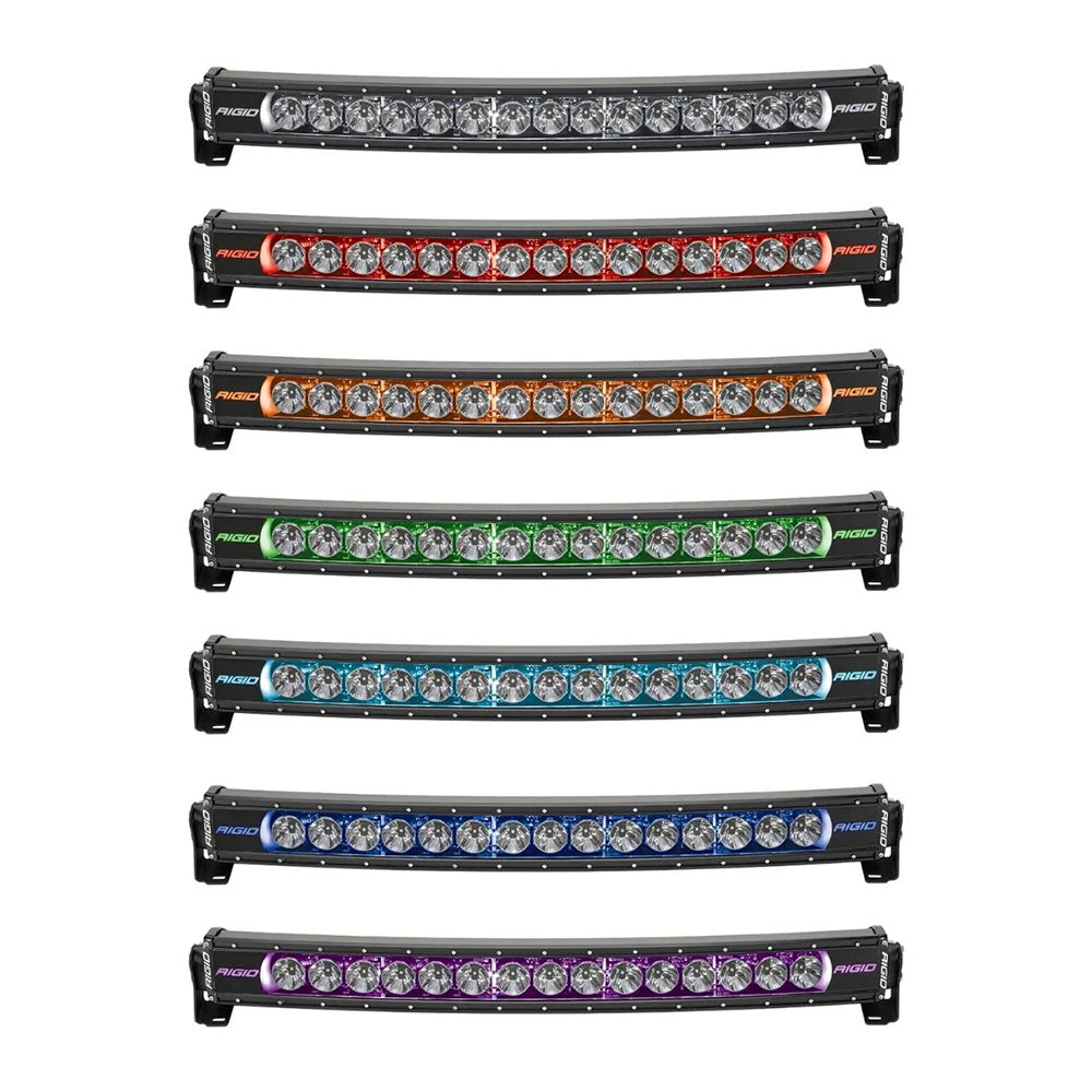 RIGID Industries Radiance + Curved 50" Light Bar - RGBW - Deckhand Marine Supply