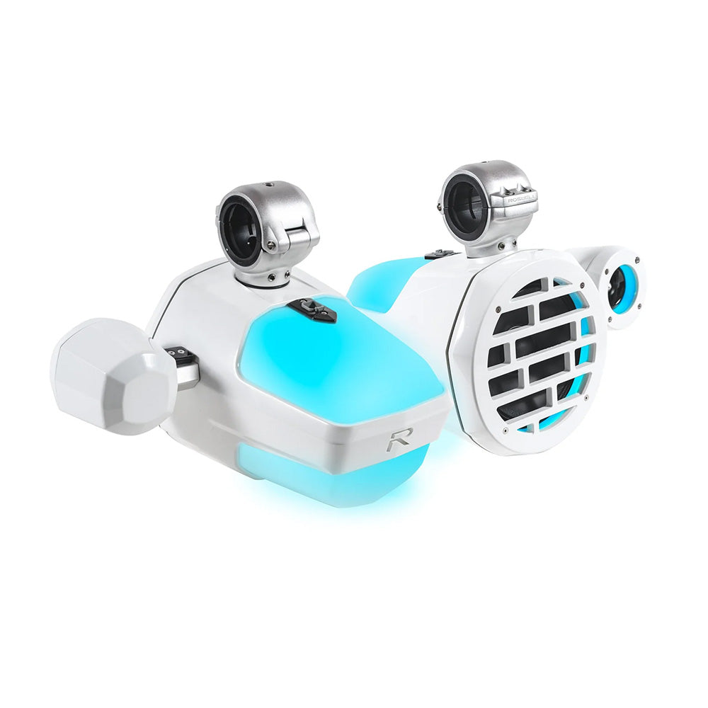 Roswell R1 Pro Tower Speakers - White - 200W RMS  400W Peak Power - Deckhand Marine Supply