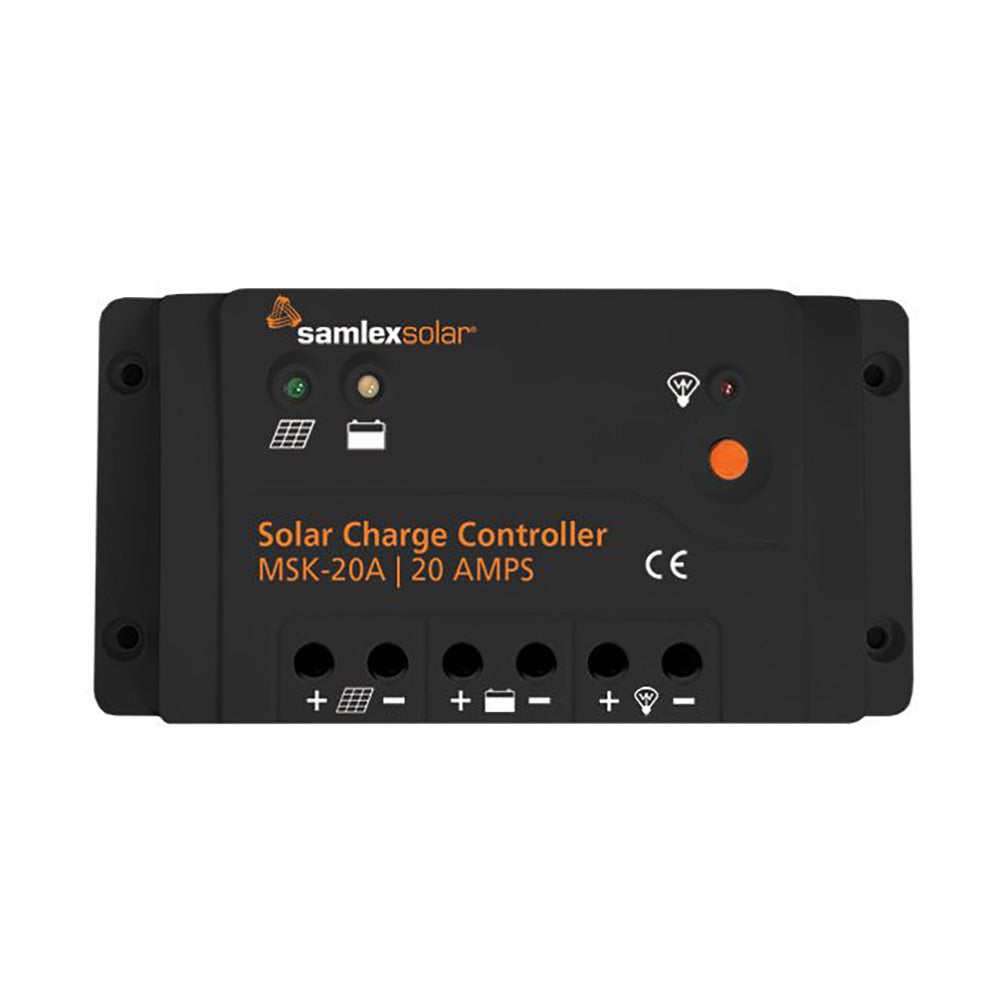 Samlex 20A Solar Charge Controller - 12/24V - Deckhand Marine Supply