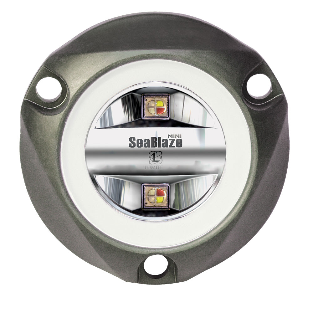 Lumitec SeaBlaze Mini Spectrum LED Underwater Light - PLI-Enabled - Deckhand Marine Supply