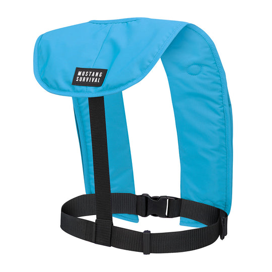 Mustang MIT 70 Manual Inflatable PFD - Azure (Blue) - Deckhand Marine Supply